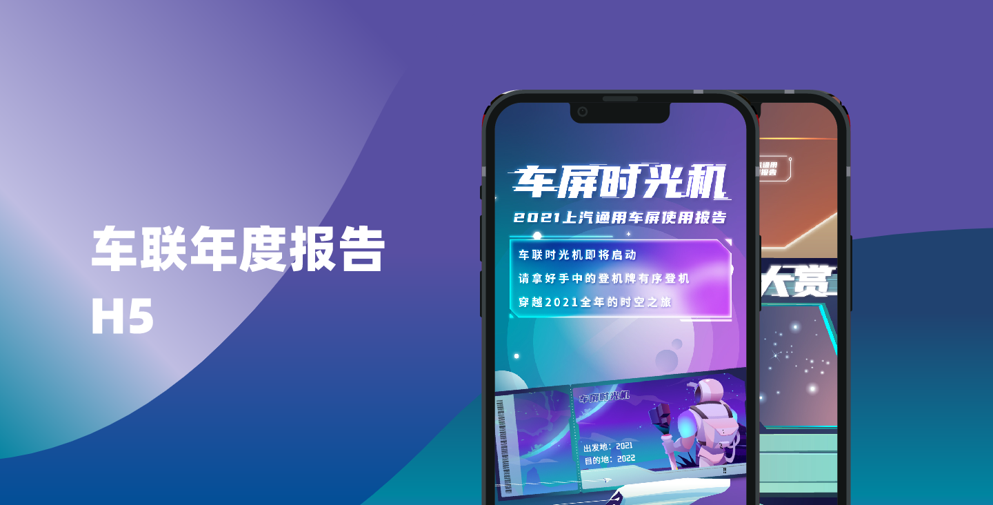 【汽车行业展示类H5开发】车联年度报告H5